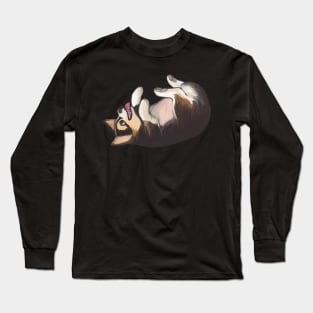 Pembroke Welsh Black Corgi Long Sleeve T-Shirt